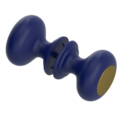 Rubinet Shower Door Knob (set) Midnight Blue