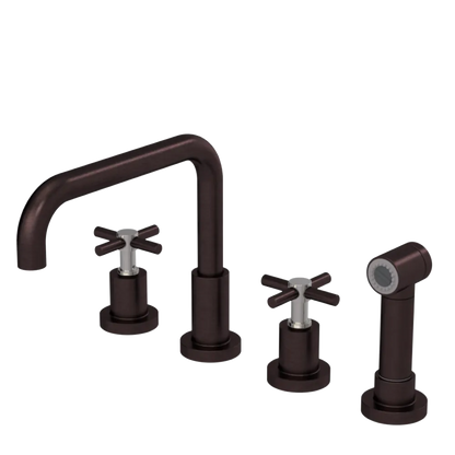 Rubinet Widespread Kitchen Set with Hand Spray Oil Rubbed Bronze