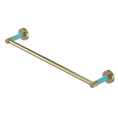 Rubinet Towel Bar 18" Natural Brass