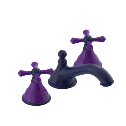 Rubinet Widespread Lav. Set. (less drain) Midnight Blue