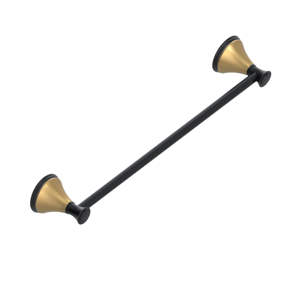 Rubinet Towel Bar 24" Matt Black