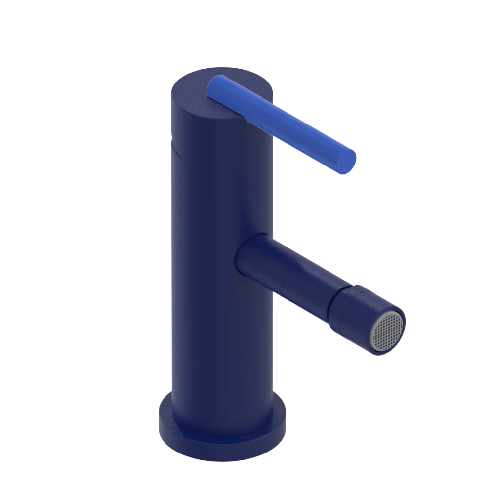 Rubinet Single Control Bidet Fitting (less drain) Midnight Blue