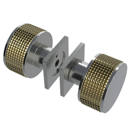 Rubinet Shower Door Knob (set) Satin Nickel