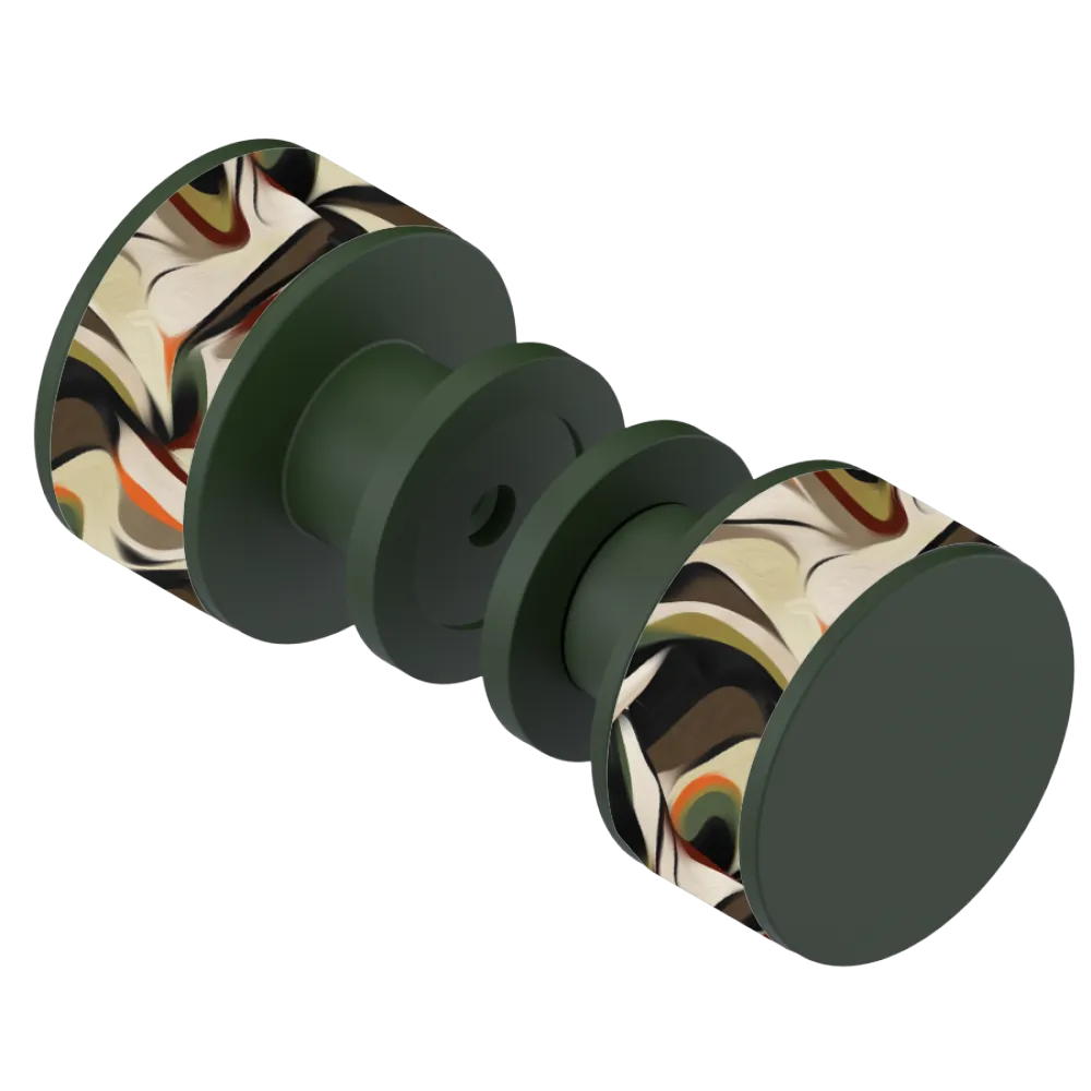 Rubinet Shower Door Knob (set) Green Envy