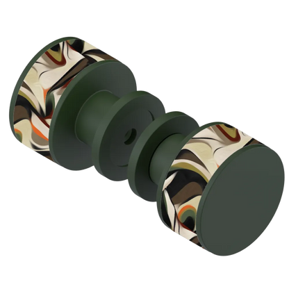 Rubinet Shower Door Knob (set) Green Envy