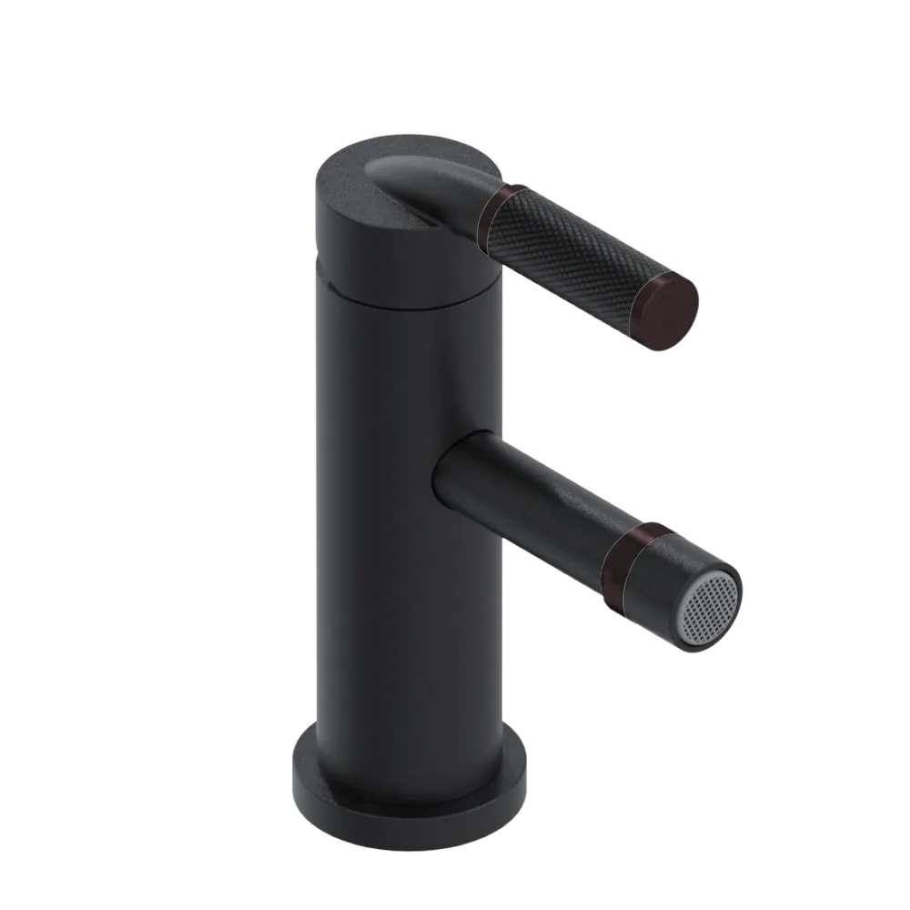 Rubinet Single Control Bidet Fitting (less drain) Matt Black