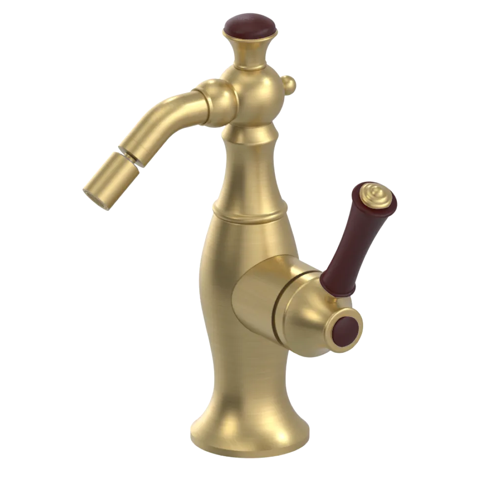 Rubinet Single Control Bidet Fitting (less drain) Satin Gold