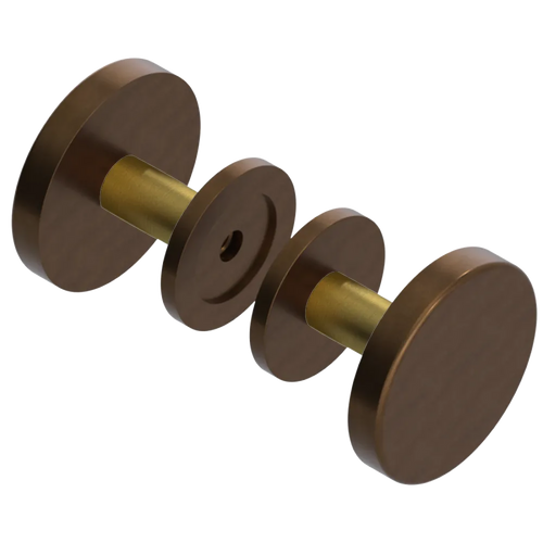Rubinet Shower Door Knob (set) Tuscan Brass