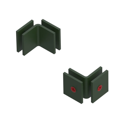 Rubinet 90 Glass to Glass Open Face Green Envy