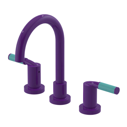 Rubinet Widespread Lav set (less drain) Purple Haze