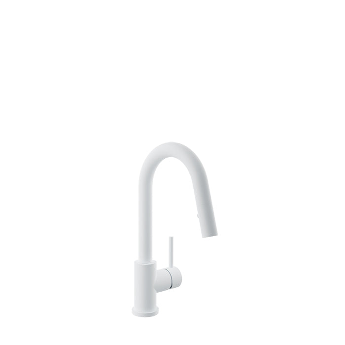 Baril Single-hole bar / prep kitchen faucet with 2-function pull-down spray