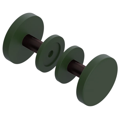Rubinet Shower Door Knob (set) Green Envy