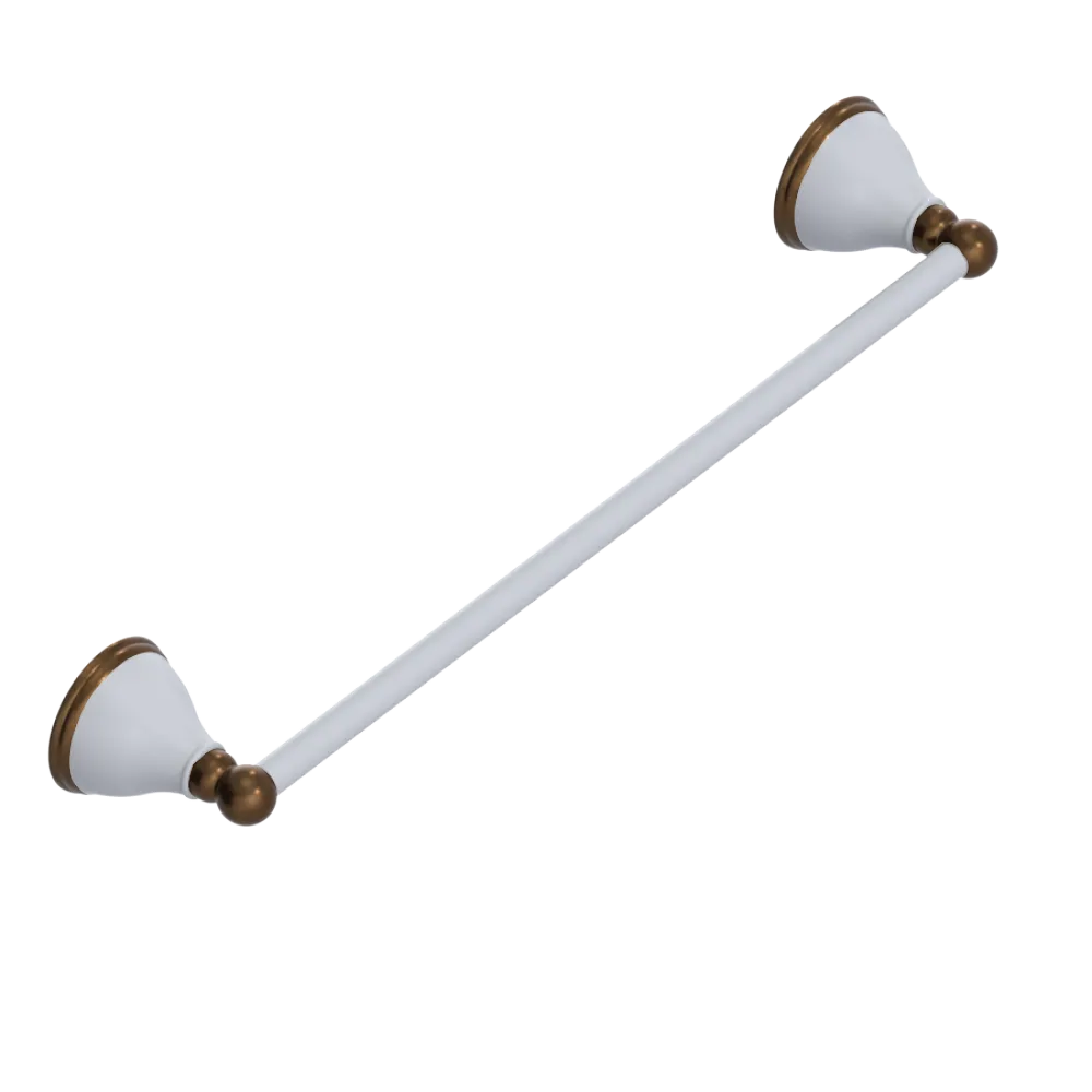 Rubinet Towel Bar 18" White