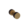 Rubinet Shower Door Knob (set) Satin Gold
