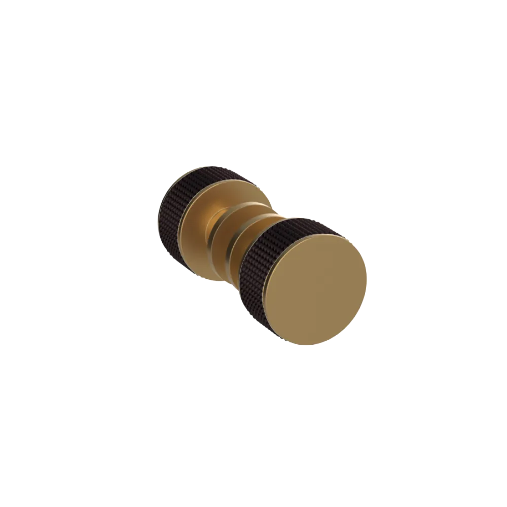 Rubinet Shower Door Knob (set) Satin Gold