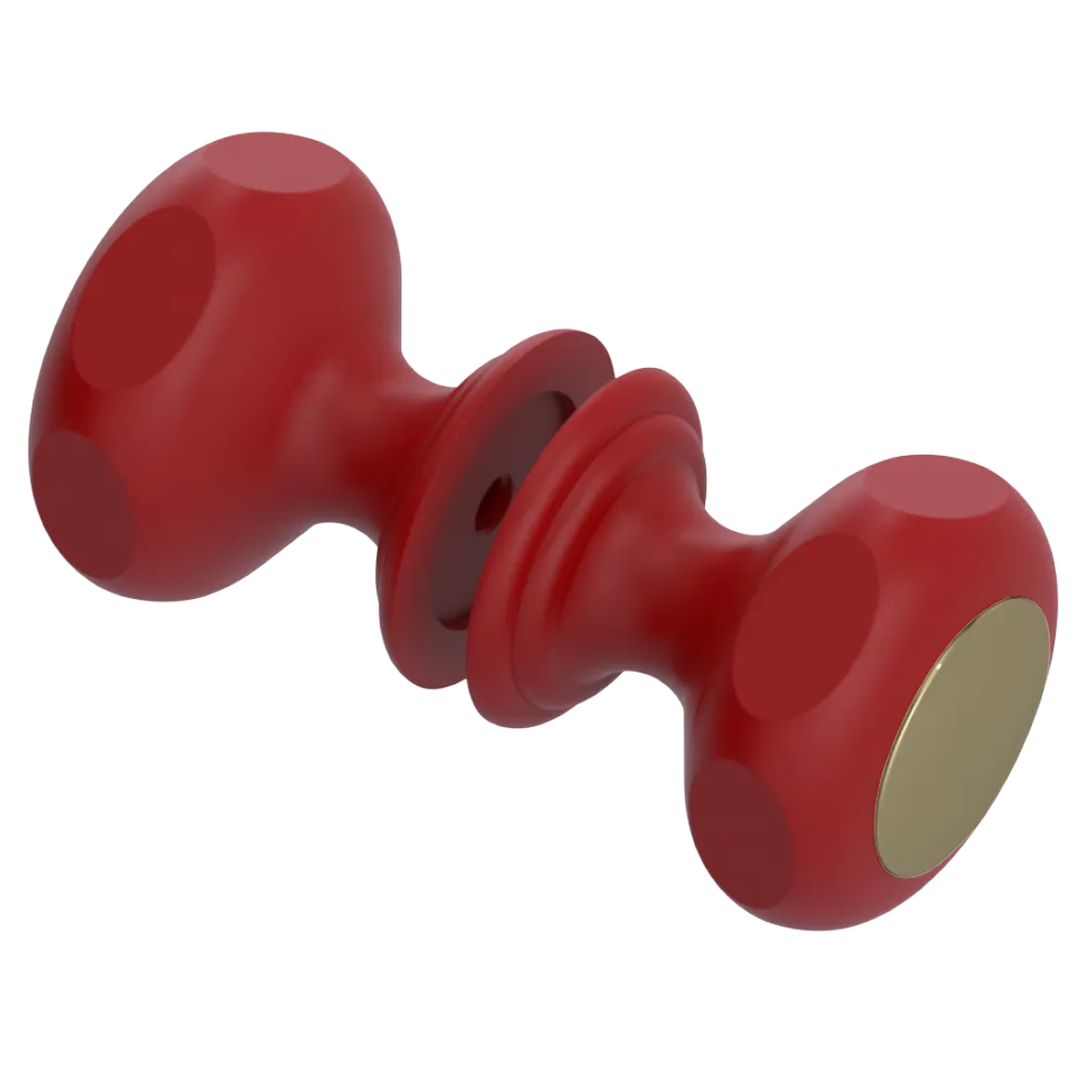 Rubinet Shower Door Knob (set) Maroon
