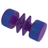 Rubinet Shower Door Knob (set) Purple Haze