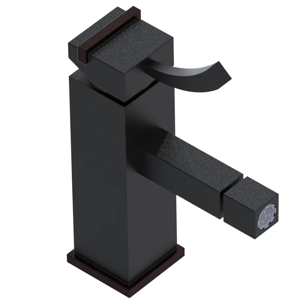Rubinet Single Control Bidet Fitting (less drain) Matt Black