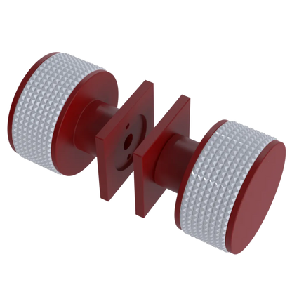 Rubinet Shower Door Knob (set) Maroon