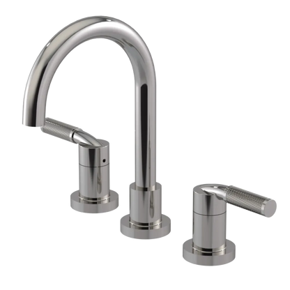 Rubinet Widespread Lav. Set. (less drain) Polished Nickel
