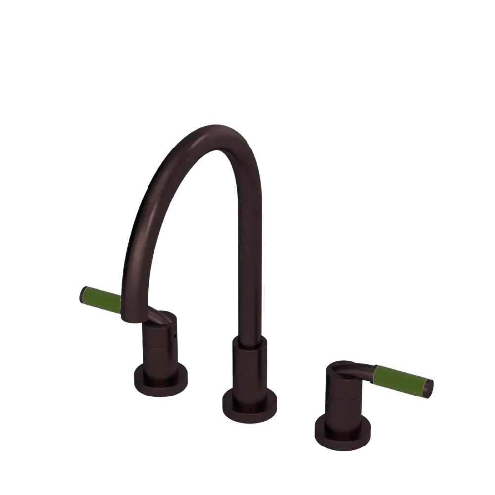 Rubinet Widespread Kitchen Set Oil Rubbed Bronze