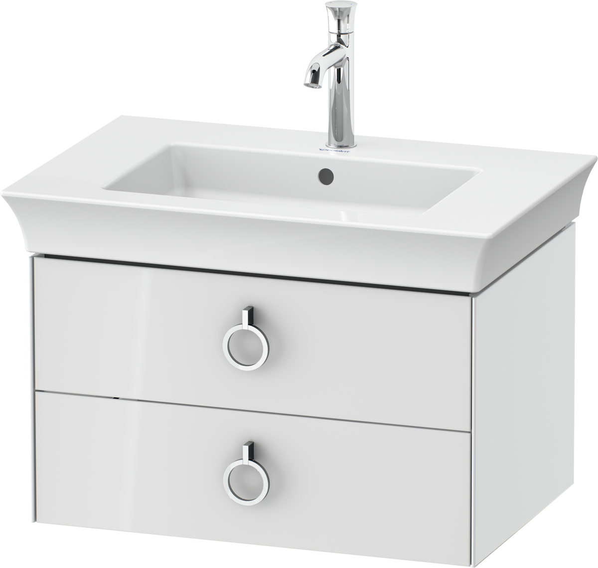 Duravit Tulip Unit Wall-Mount Single-Sink Bathroom Vanity – mounted_wt4351085857010