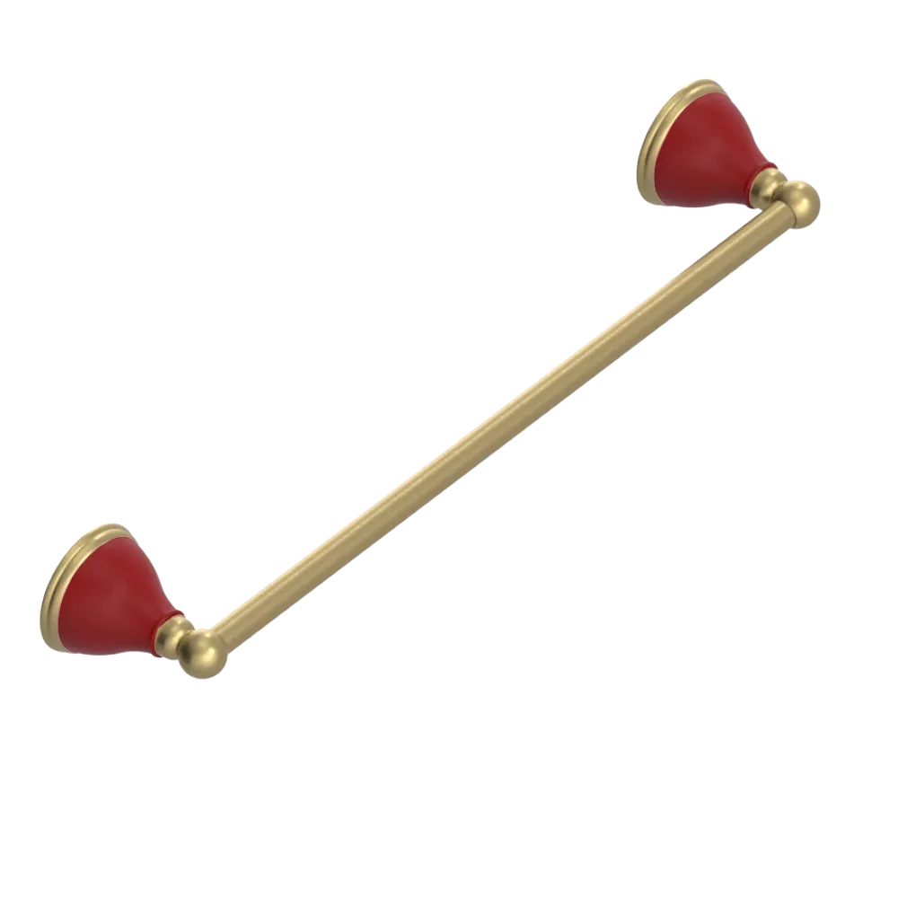 Rubinet Towel Bar 18" Satin Brass
