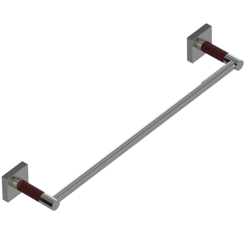 Rubinet 24" TOWEL BAR Polished Nickel