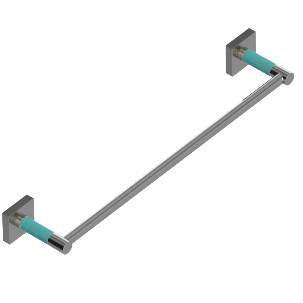 Rubinet 18" TOWEL BAR Polished Nickel