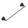 Rubinet Towel Bar 18" Polished Nickel