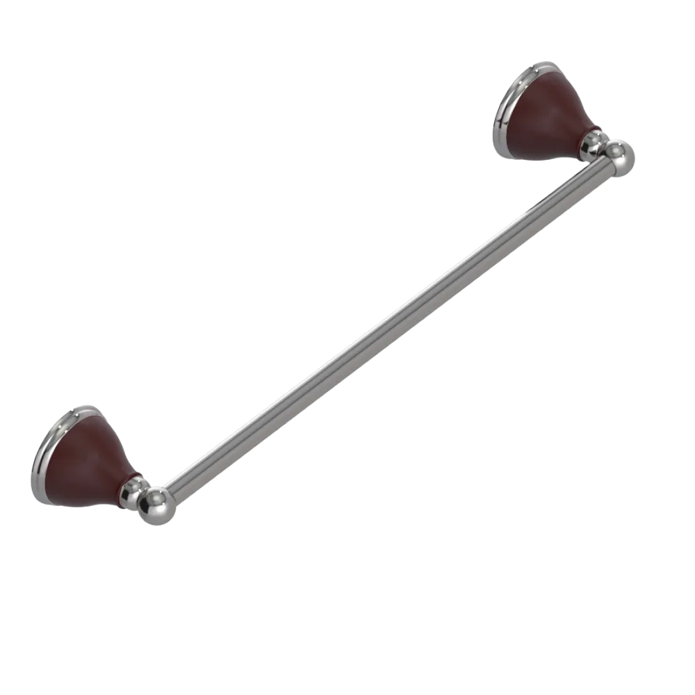 Rubinet Towel Bar 18" Polished Nickel