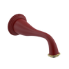 Rubinet Tub Filler Spout Wall Mount Maroon