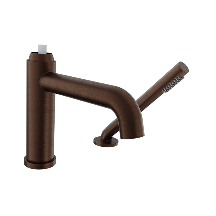 Baril 2-piece tub filler with hand shower (without handle)