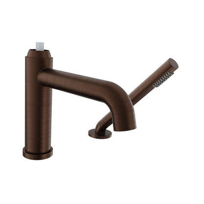 Baril 2-piece tub filler with hand shower (without handle)