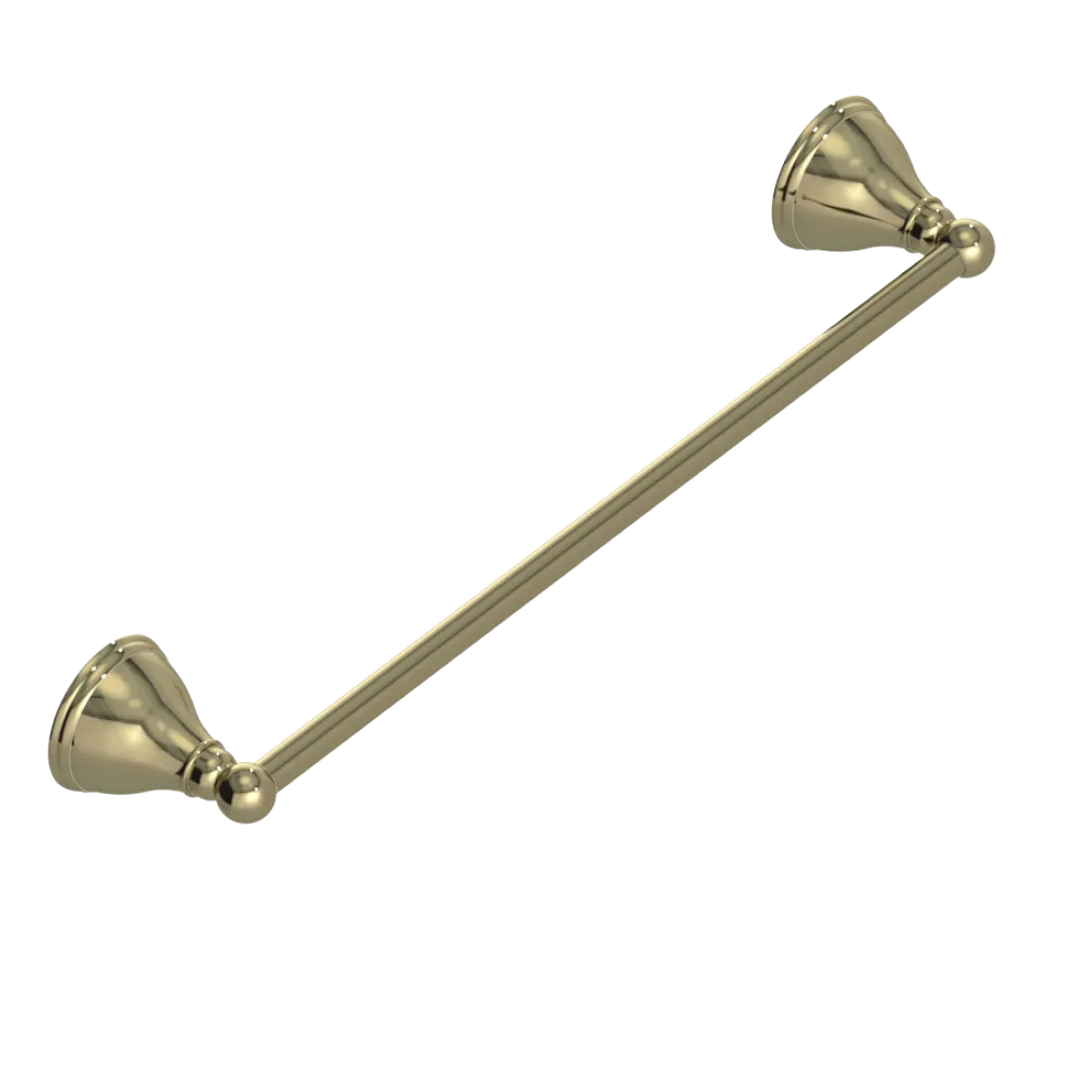 Rubinet Towel Bar 24" Natural Brass
