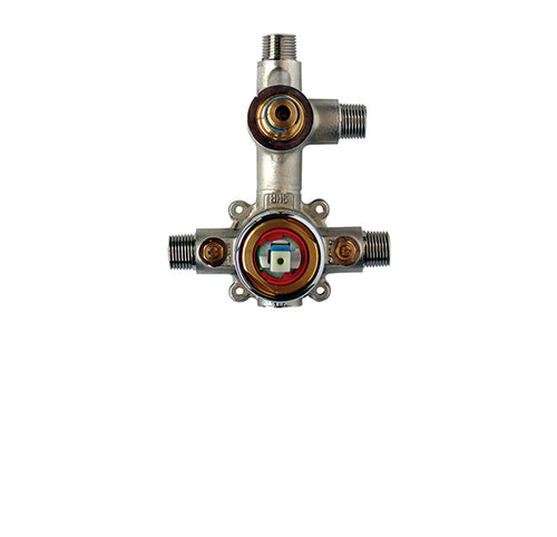 Cabano Pressure balance valve with push button diverter