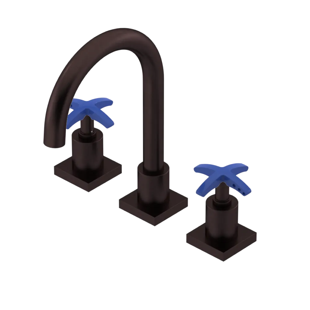 Rubinet Widespread Lav. Set. (less drain) Oil Rubbed Bronze