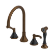 Rubinet Widespread Kitchen Set with Hand Spray Oil Rubbed Bronze