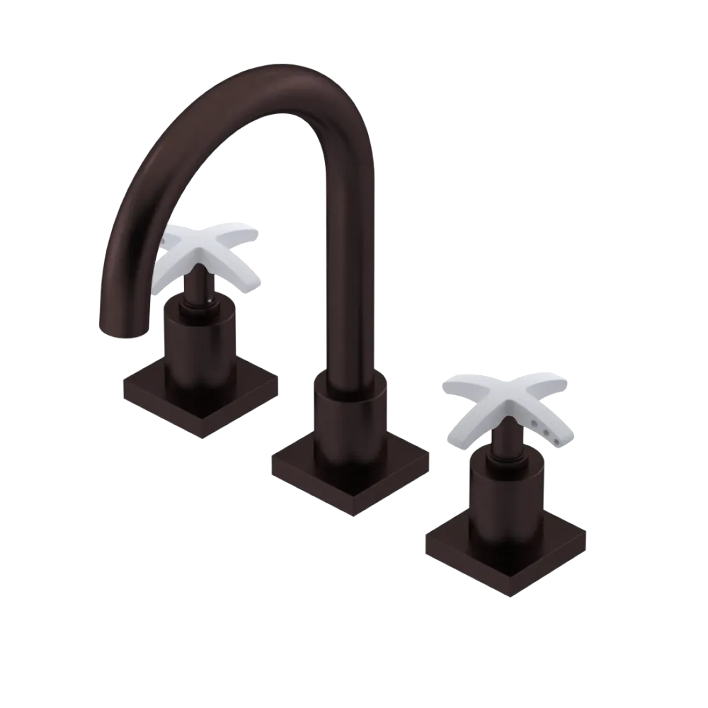Rubinet Widespread Lav. Set. (less drain) Oil Rubbed Bronze