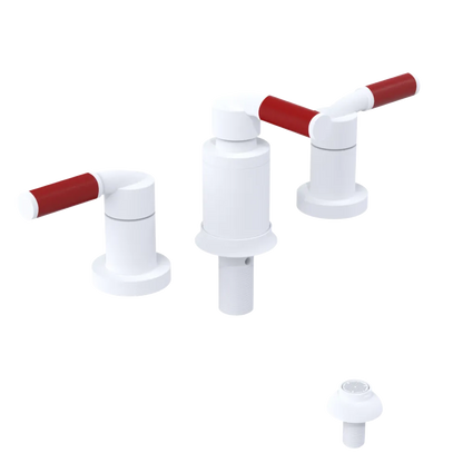 Rubinet Bidet Fitting with Spray, Diverter, and Vacuum Breaker (less drain) Matt White