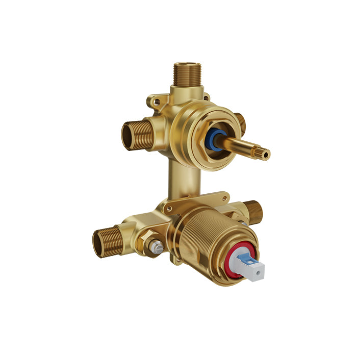 Baril 3-way pressure balanced rough (NPT/sweat)