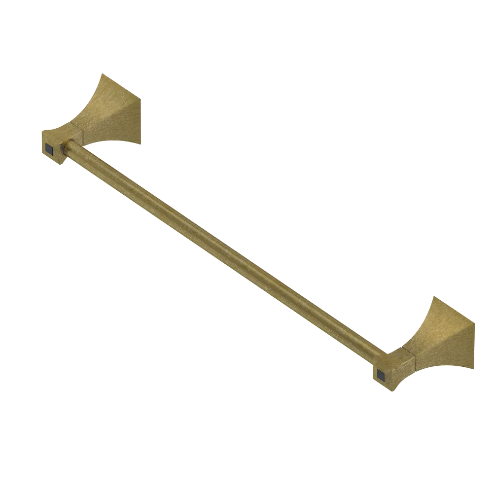 Rubinet Towel Bar 24" Antique Brass Matt
