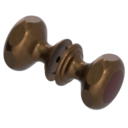 Rubinet Shower Door Knob (set) Tuscan Brass