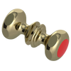 Rubinet Shower Door Knob (set) Natural Brass
