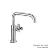 Baril Single-hole lavatory faucet (without handle), drain not included