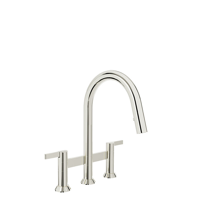 Baril Bridge kitchen faucet with 2-function pull-down spray