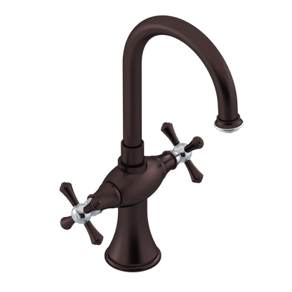 Rubinet Single Hole Dual Handle Lav. Set. (less drain) Oil Rubbed Bronze