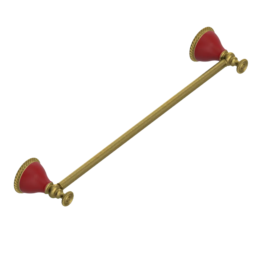 Rubinet Towel Bar 18" Antique Brass Matt