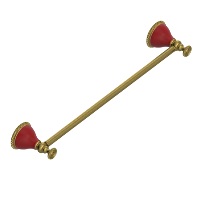 Rubinet Towel Bar 18" Antique Brass Matt
