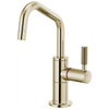 Brizo Instant Hot Faucet With Angled Spout And Knurled Handle